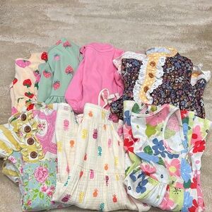 Bundle of 7 girls dresses